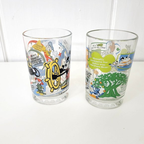 McDonalds Disney 100 Anniversary Glasses Set of Two - Picture 4 of 6
